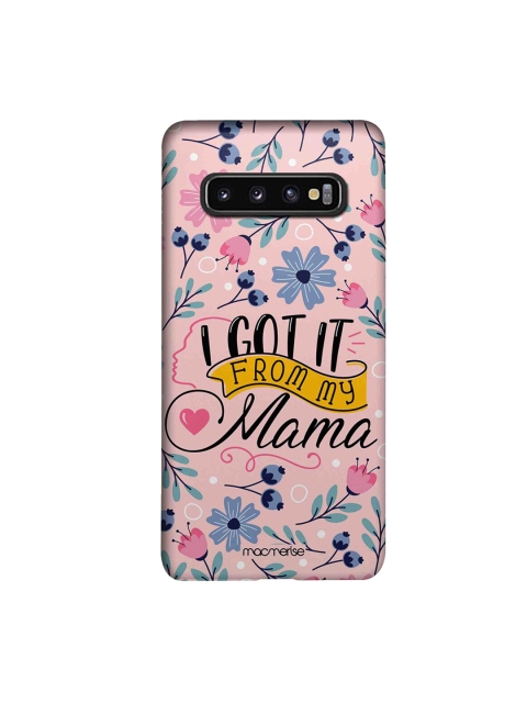 

macmerise Pink & Blue From My Mama Samsung Galaxy S10 Case