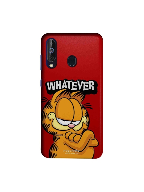 

macmerise Red & Brown Yeah Whatever Samsung Galaxy M40 Back Case