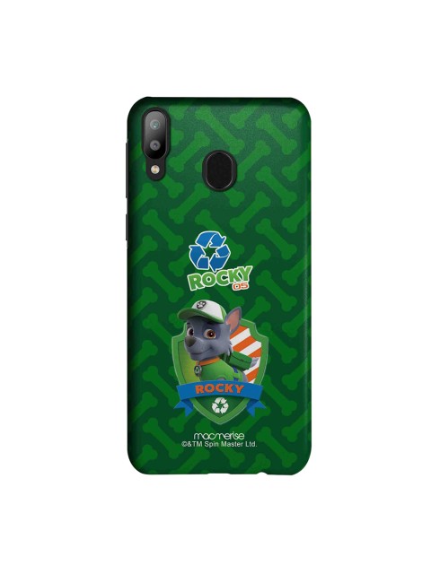 

macmerise Green & Grey Rocky Paw Patrol Samsung Galaxy M20 Case