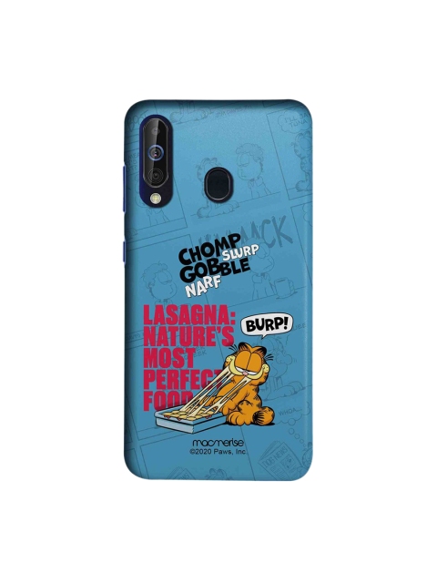 

macmerise Blue & Pink Perfect Food Garfield Samsung Galaxy A60 Back Cover