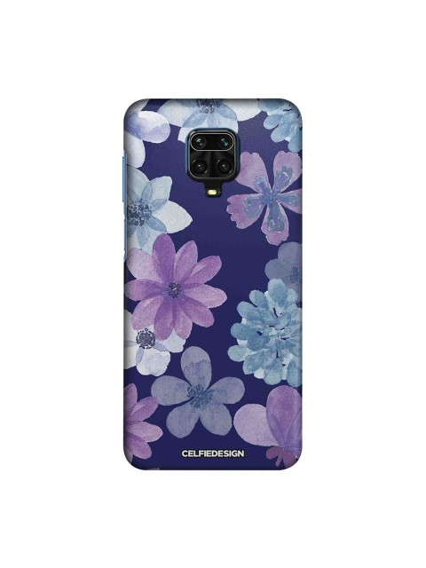 

macmerise Navy Blue & Purple Iris Xiaomi Redmi Note 9 Pro Max Back Cover