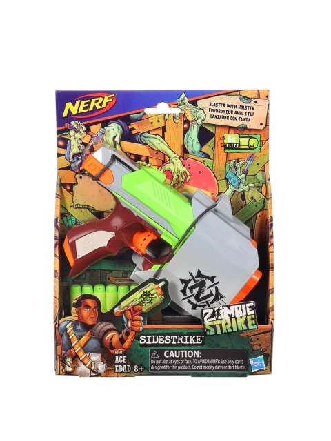 

NERF Kids Green & Grey Zombie Strike Sidestrike Blaster