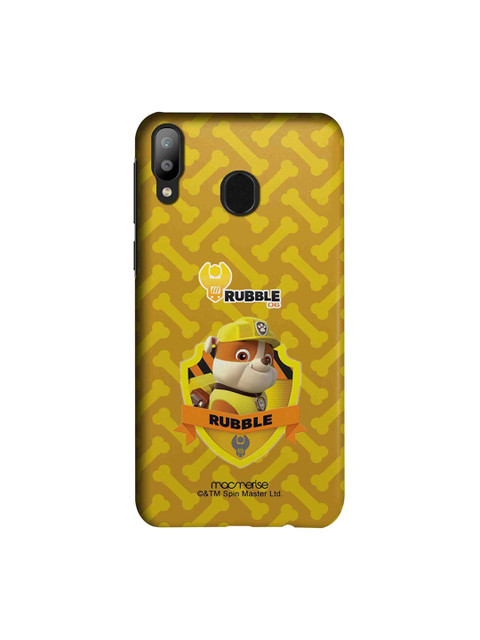 

macmerise Mustard Yellow & Orange Cartoon Characters Rubble Paw Patrol Samsung Galaxy M20 Back Case