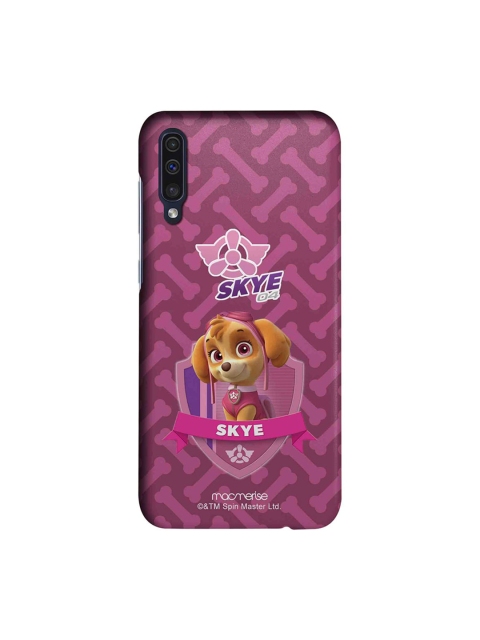 

macmerise Pink & Purple Skye Paw Patrol Printed Samsung Galaxy A50 Back Cover