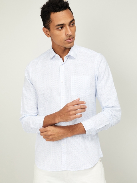 

Fame Forever by Lifestyle Men Blue Slim Fit Solid Casual Shirt