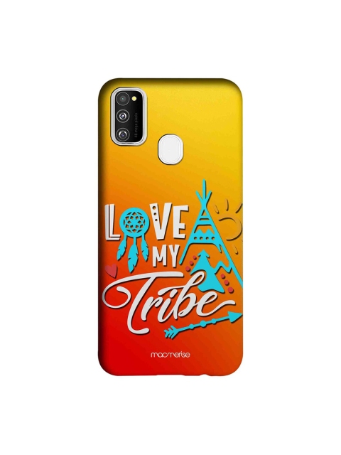 

macmerise Yellow & Orange Love My Tribe Printed Samsung Galaxy M30s Back Cover