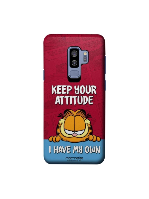 

macmerise Maroon & Blue Attitude Garfield Samsung Galaxy S9 Plus Case