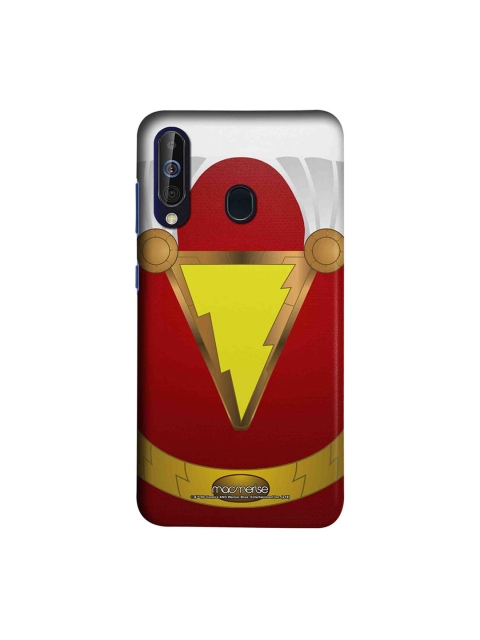 

macmerise Maroon & Yellow Suit Up Shazam Samsung Galaxy A60 Back Case