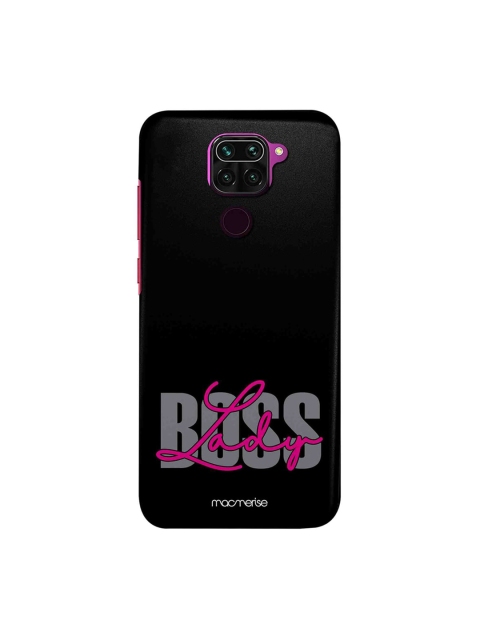 

macmerise Black & Pink Boss Lady Bold Xiaomi Redmi Note 9 Back Case