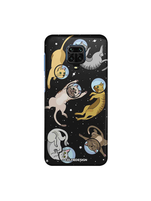 

macmerise Black & Grey Cat In Space Redmi Note 9 Pro Case