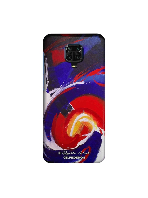 

macmerise Blue & Red Waves Xiaomi Redmi Note 9 Pro Max Back Cover