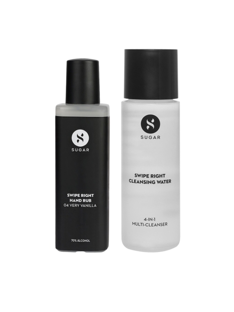 

SUGAR Cosmetics Clear Skin & Hands Cleansing Duo - 220 ml, Transparent