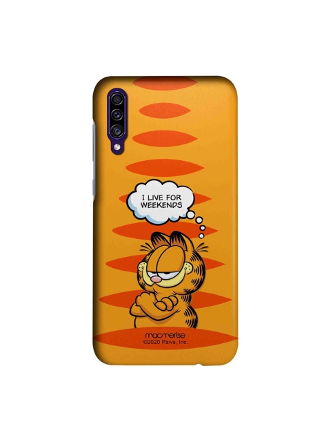 

macmerise Yellow & Orange Living for Weekends Samsung Galaxy A30s Back Cover