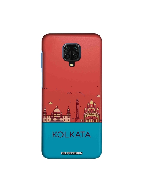 

macmerise Red& Blue Kolkata skyline Xiaomi Redmi Note 9 Pro Max Back Case