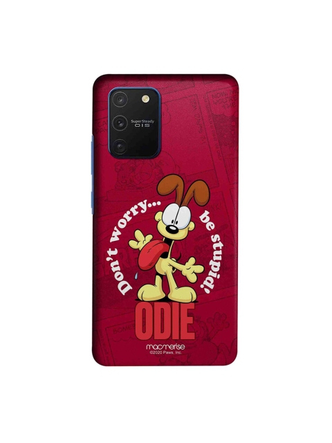 

macmerise Maroon & Yellow Odie Dont Worry Samsung Galaxy S10 Lite Back Case