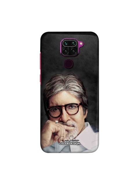 

macmerise Black & White BigB Redmi Note 9 Back Case