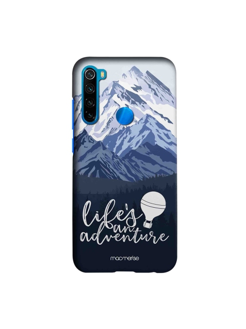 

macmerise Blue & Black Lifes An Adventure Xiaomi Redmi Note 8 back Cover