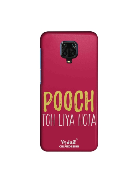 

macmerise Pink & Yellow Pooch To Liya Hota Redmi Note 9 Pro Max Case