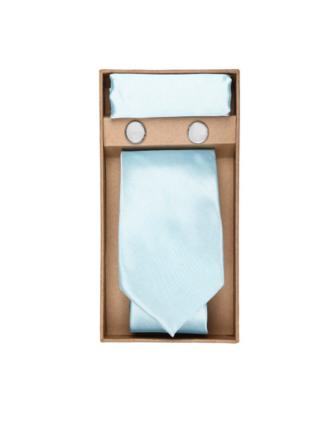 

Blacksmith Men Blue Solid Accessory Gift Set