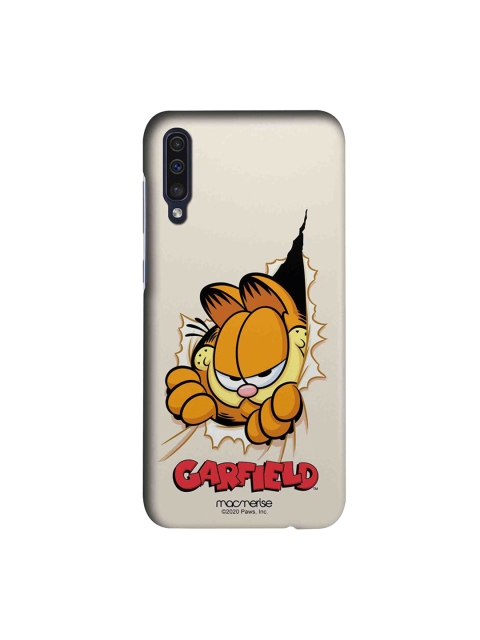 

macmerise Beige & Brown Here's Garfield Samsung Galaxy A50s Back Cover