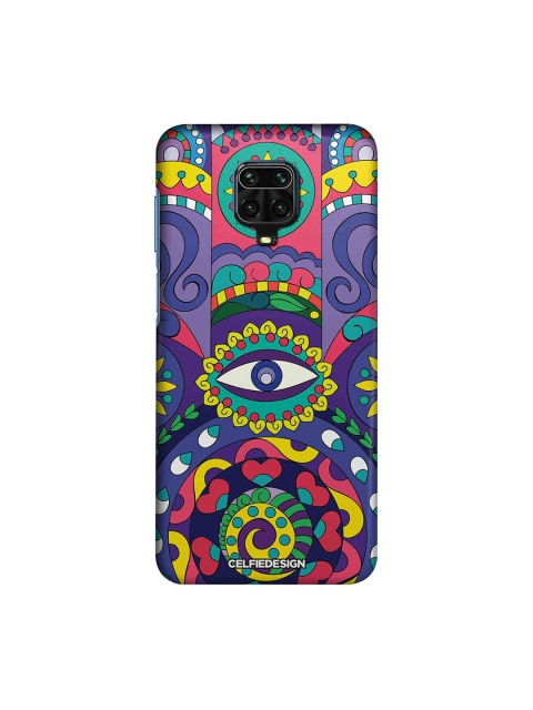 

macmerise Purple & Yellow Base 501 Humsa Xiaomi Redmi Note 9 Pro Back Cover