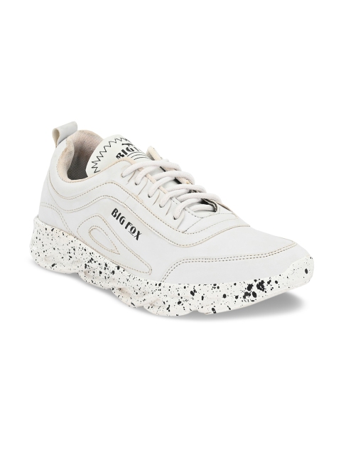 

Big Fox Men White Running Shoes