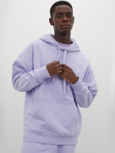 

H&M Men Lavender Cotton Hoodie