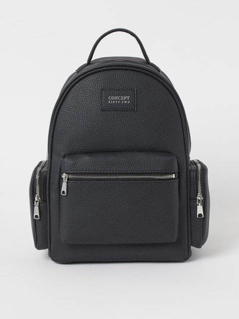 

H&M Women Black Solid Small Backpack