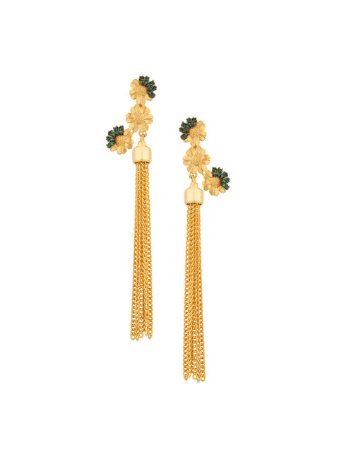 

Voylla Gold-Plated Contemporary Drop Earrings
