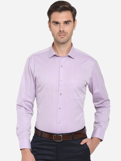 

Greenfibre Men Purple Regular Fit Printed Casual Shirt