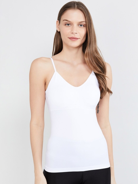 

Max Women White Solid Camisoles