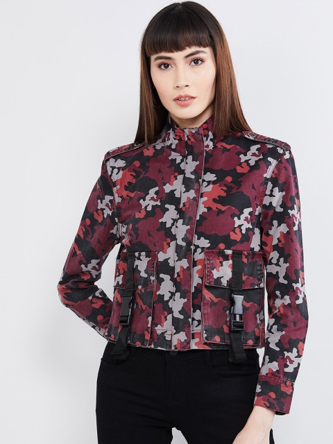 

max Women Multicolored Camouflage Print Tailored Jacket, Multi