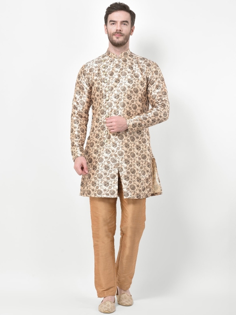 

SG LEMAN Men Cream-Coloured Kurta with Trousers