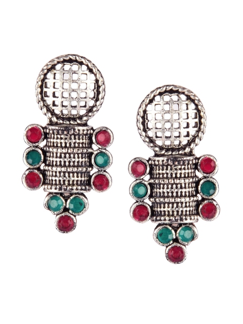 

DESI COLOUR Multicoloured Contemporary Drop Earrings, Multi