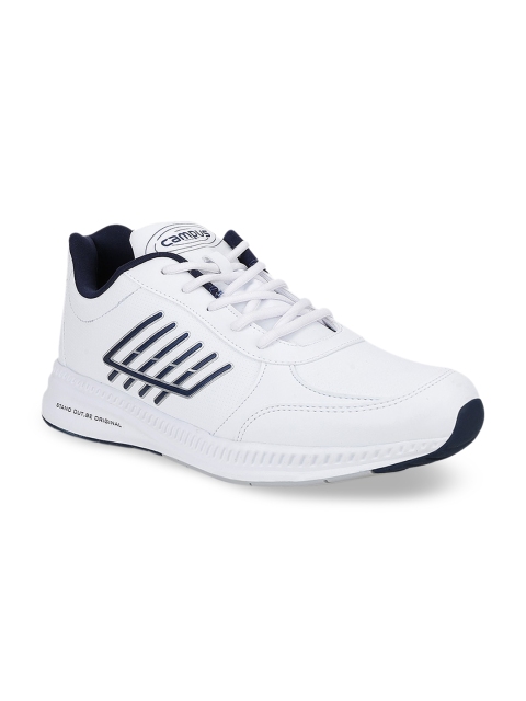 

Campus Men White Mesh Running Shoes