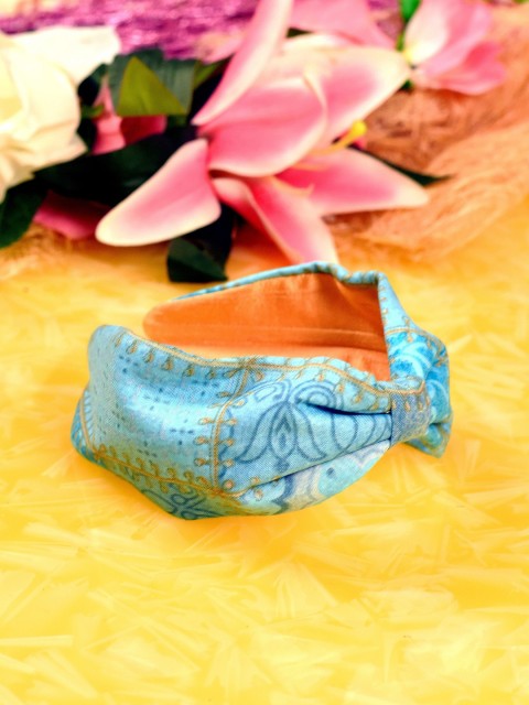

YoungWildFree Blue Printed Hairband