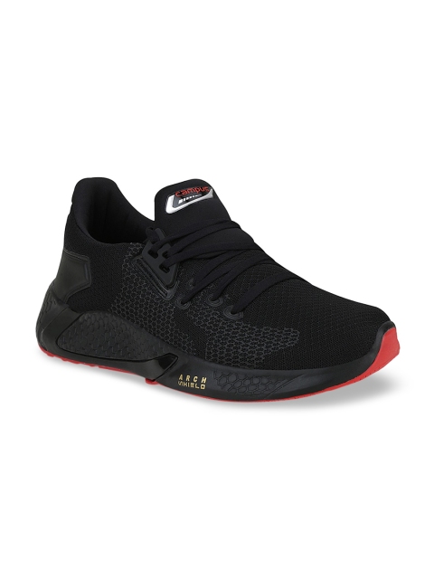 

Campus Men Black & Red Oman Mesh Running Shoes