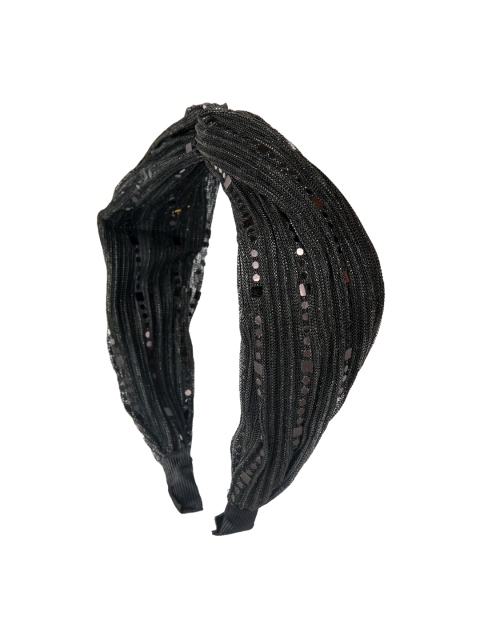 

YoungWildFree Black Embellished Hairband