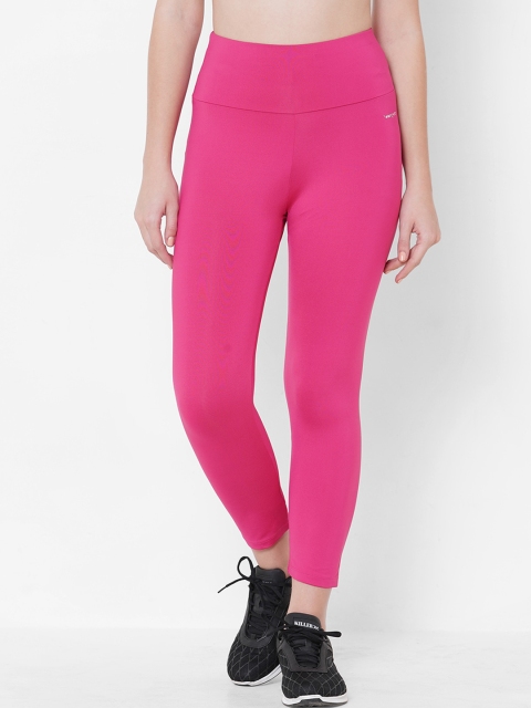 

Sweet Dreams Women Pink Solid Cropped Workout Tights