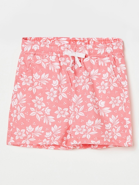 

Fame Forever by Lifestyle Girls Pink Printed Regular Fit Regular Shorts