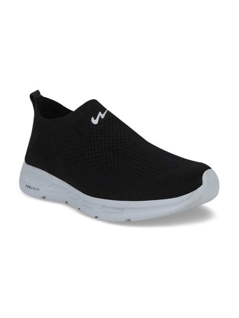 

Campus Men Black Mesh King Plus Walking Shoes