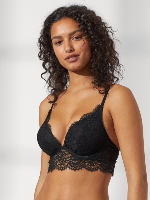 

H&M Women Black Super Push-Up Bralette 0944339001