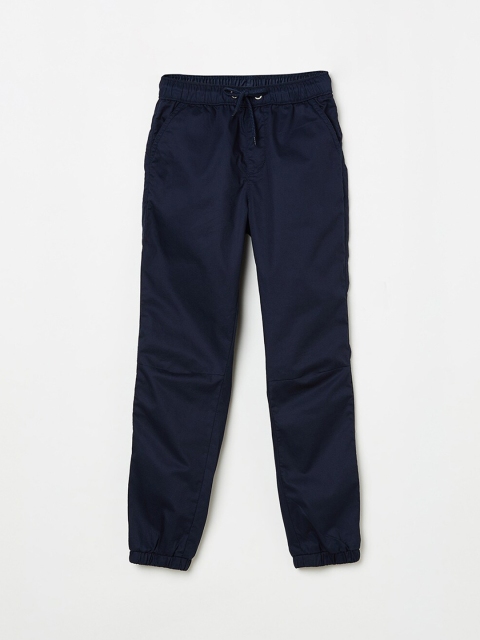 

Fame Forever by Lifestyle Boys Navy Blue Slim Fit Solid Joggers