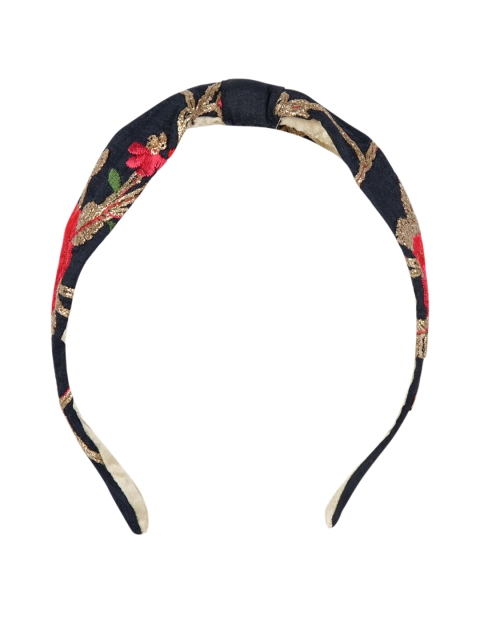 

YoungWildFree Navy BlueTurban Hairband, Navy blue