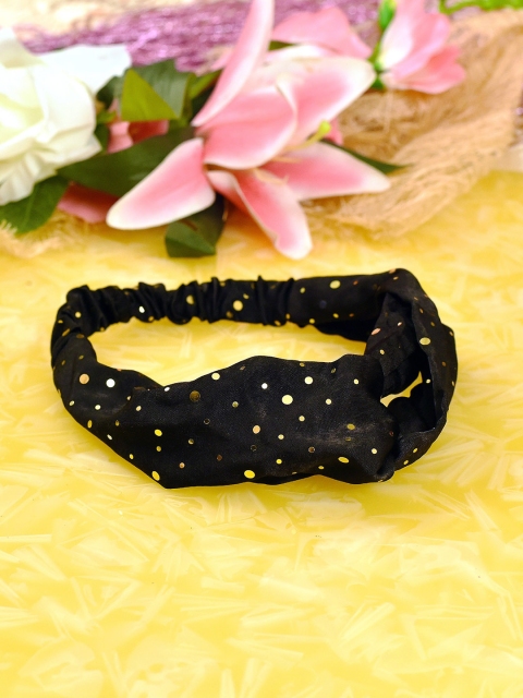 

YoungWildFree Black Embellished Hairband