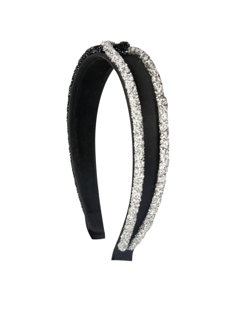 

YoungWildFree Black Embellished Hairband