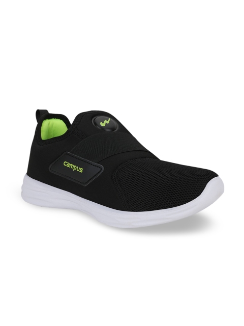 

Campus Men Black Mesh Carnival Running Shoes