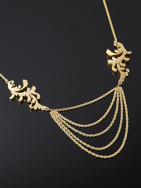 

Studio Voylla Gold-Plated Brass Layered Necklace
