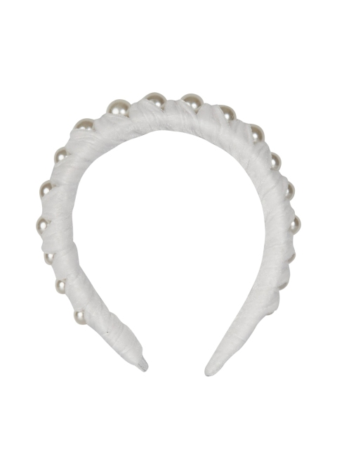 

YoungWildFree White Embellished Hairband