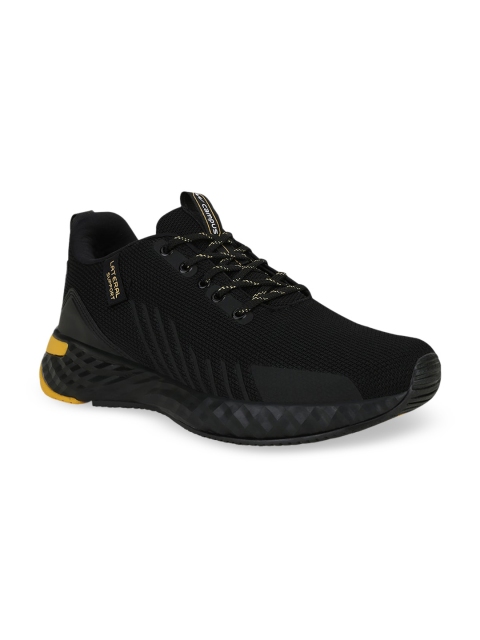 

Campus Men Black Mesh Running Shoes